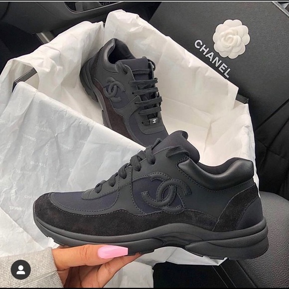 CHANEL Shoes - ❗️SOLD❗️ Chanel black CC sneakers